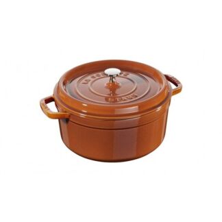 Staub Кокот круглый 26 см, корица Staub