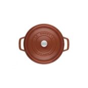 Staub Кокот круглый 26 см, корица Staub фото 4