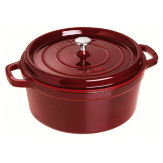 Staub Кокот круглый 28 см, гранатовый Staub