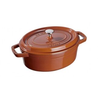 Staub Кокот овальный 29 см, корица Staub