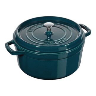 Staub Кокот круглый 26 см, бирюзовый Staub