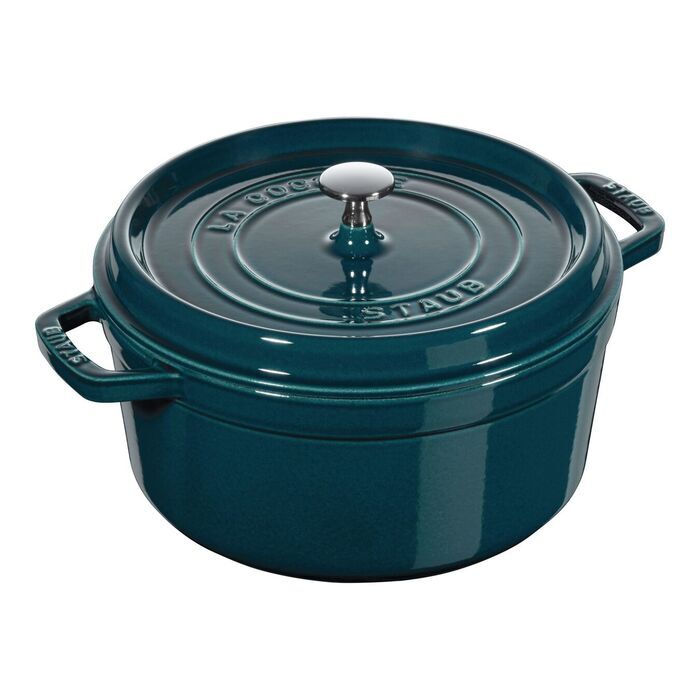 Staub Кокот круглый 26 см, бирюзовый Staub фото 1