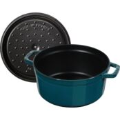 Staub Кокот круглый 26 см, бирюзовый Staub фото 4