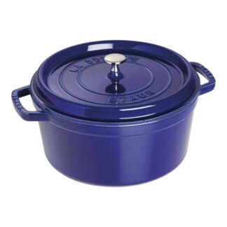 Staub Кокот круглый 28 см, синий Staub