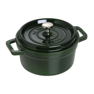 Staub Кокот круглый 22 см, зеленый базилик Staub