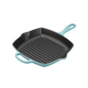 Le Creuset Сковорода гриль квадратная 26 см Karibik Le Creuset фото 1