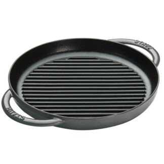 Staub Сковорода гриль 26 см Graphite Grey Staub