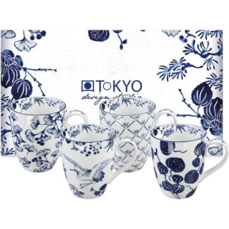 TOKYO design studio Набор кофейных чашек 4 предмета Flora Japonica TOKYO De