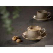 Villeroy & Boch Чашка для мокко/эспрессо 0,1 л StoneWare Brown Vivo Villero фото 2