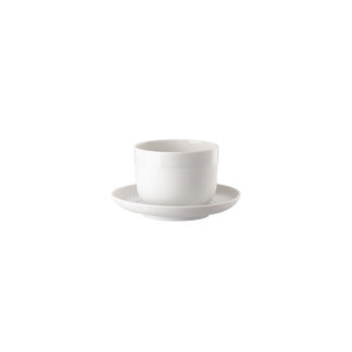 Rosenthal Чашка для эспрессо 0,210 л с блюдцем 12,8 см Weiss Cappello Rosen