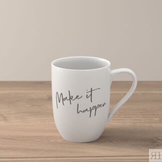 Villeroy & Boch Кружка 340 мл "Make it happen", белая Statement Villeroy &