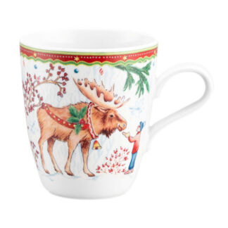 Seltmann Weiden Кружка "Лось с ребенком" 0,4 л Christmas Mugs Seltmann Weid