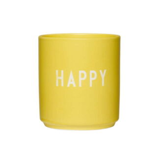 Design Letters Кружка "Happy" 0,25 л Yellow Favourite Design Letters