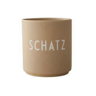 Design Letters Кружка "Schatz" 0,25 л Beige Favourite Design Letters