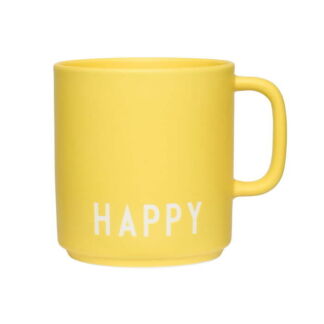 Design Letters Кружка "Happy" 0,25 л Yellow Favourite Design Letters