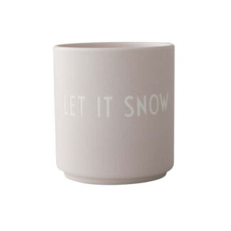 Design Letters Кружка "Let it snow" 0,25 л Pastel Beige Favourite Design Le