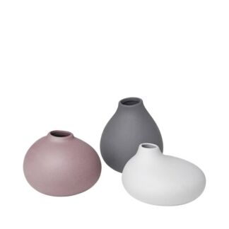 Blomus Набор из 3 декоративных ваз Bark/Micro Chip/Pewter Nona Blomus