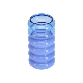Design Letters Ваза/подсвечник 13,5 см Blue Bubble Design Letters