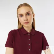 Женское поло Lacoste Slim Fit из эластичного хлопка фото 5