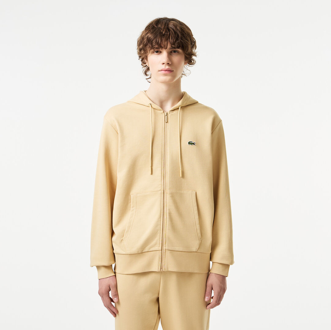 Мужская флисовая толстовка Lacoste на молнии фото 1