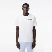 Мужская футболка Lacoste из плотного хлопка фото 1
