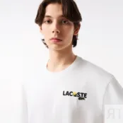 Мужская футболка Lacoste из плотного хлопка фото 5