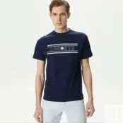 Мужская футболка Lacoste из хлопка фото 1