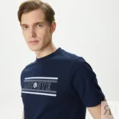 Мужская футболка Lacoste из хлопка фото 3