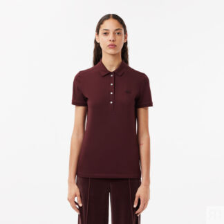 Женское поло Lacoste Slim Fit из эластичного хлопка