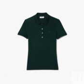 Женское поло Lacoste Slim Fit из эластичного хлопка фото 5