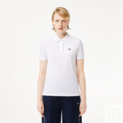 Женское поло Lacoste Classic Fit из хлопка Pique фото 1