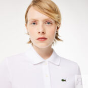 Женское поло Lacoste Classic Fit из хлопка Pique фото 3