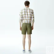 Мужские льняные шорты Lacoste Regular Fit фото 2