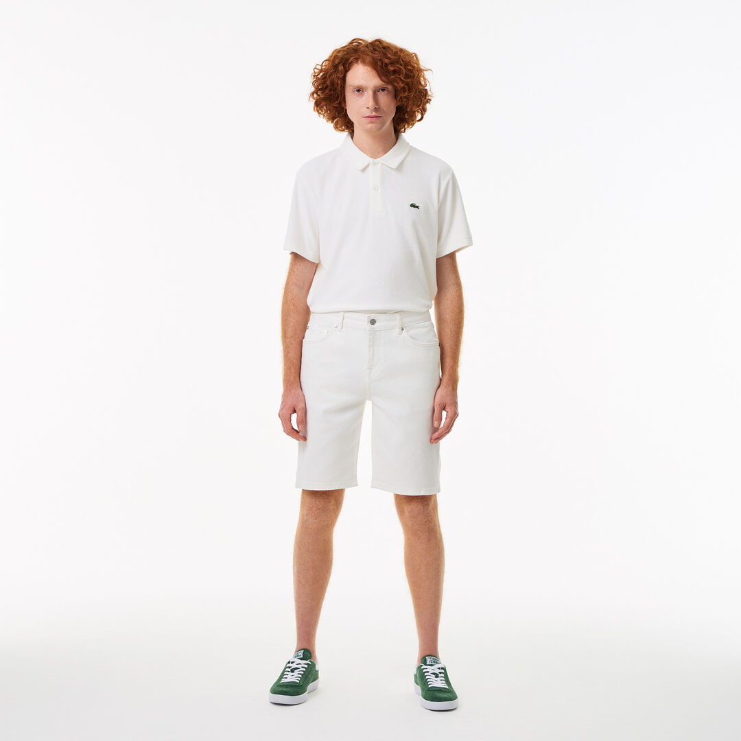 Мужские джинсовые шорты Lacoste Slim Fit фото 1