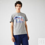 Мужская футболка Lacoste с круглым вырезом фото 1