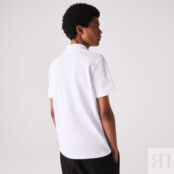 Мужское поло Lacoste Regular Fit из стрейч-хлопка фото 2