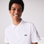Мужское поло Lacoste Regular Fit из стрейч-хлопка фото 4