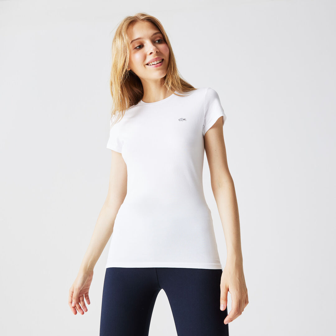 Женская футболка Lacoste Regular Fit фото 1