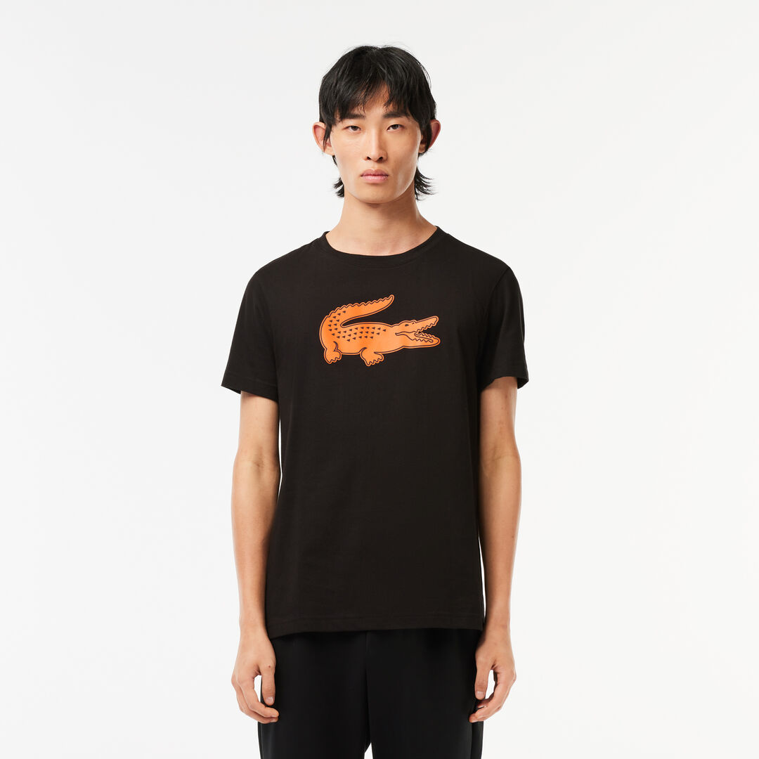 Мужская футболка Lacoste с принтом Regular Fit фото 1