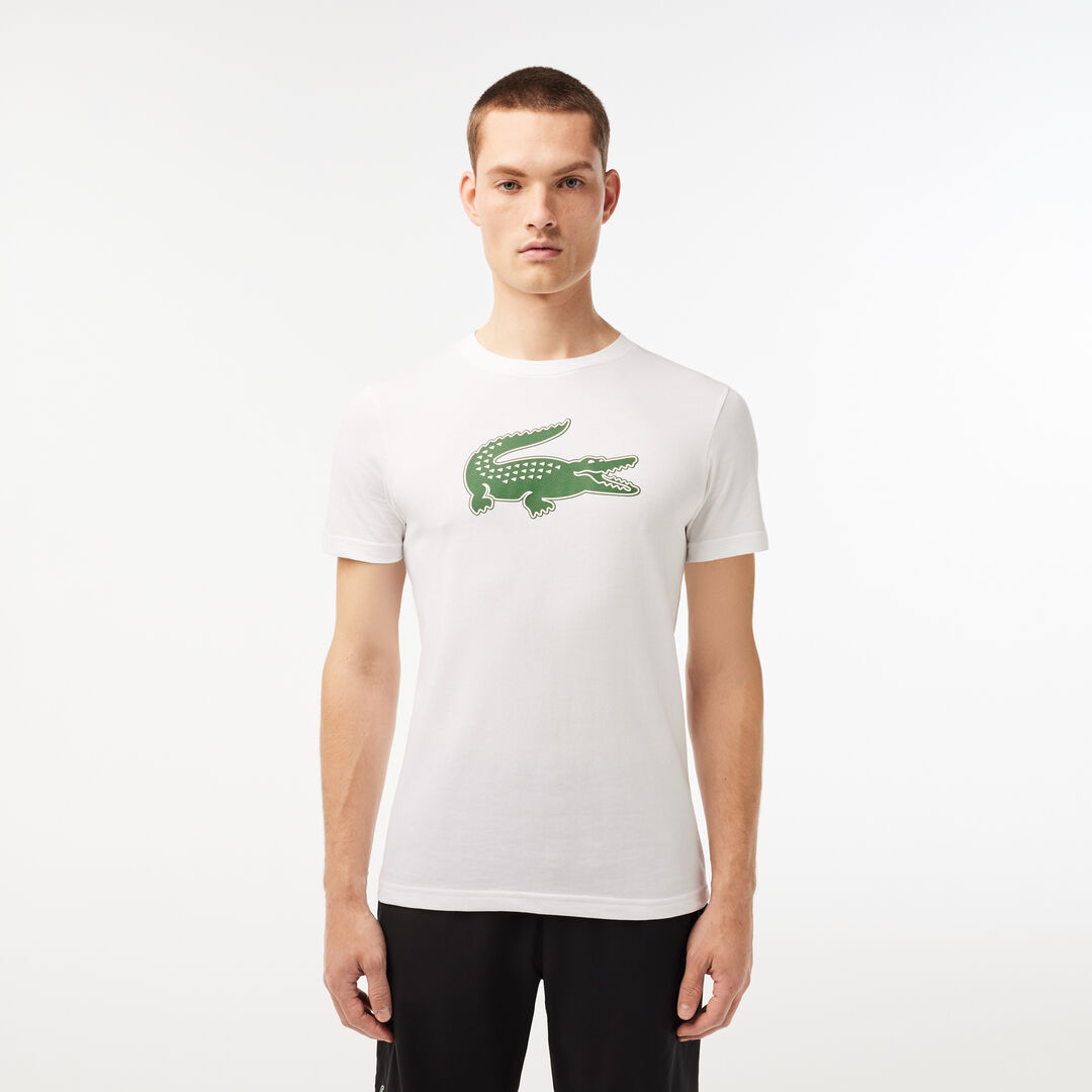 Мужская футболка Lacoste с принтом Regular Fit фото 1