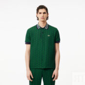 Мужское поло Lacoste Classic Fit с монограммой фото 1