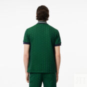 Мужское поло Lacoste Classic Fit с монограммой фото 2