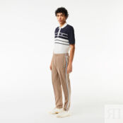 Жаккардовые спортивные брюки Lacoste Paris с монограммой фото 1