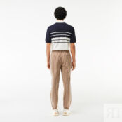 Жаккардовые спортивные брюки Lacoste Paris с монограммой фото 2