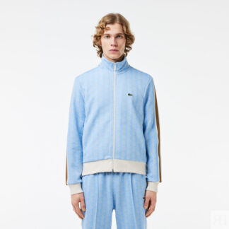 Мужская жаккардовая толстовка Lacoste PARIS с монограммой