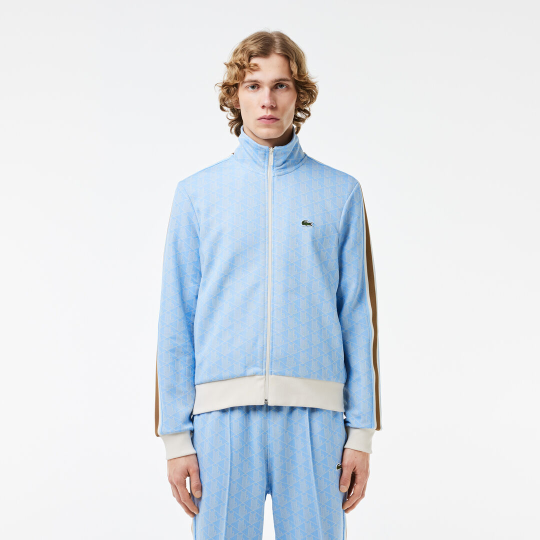 Мужская жаккардовая толстовка Lacoste PARIS с монограммой фото 1