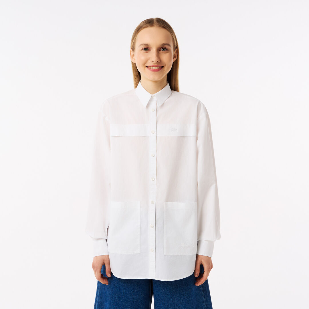 Женская блузка Lacoste Relaxed Fit фото 1