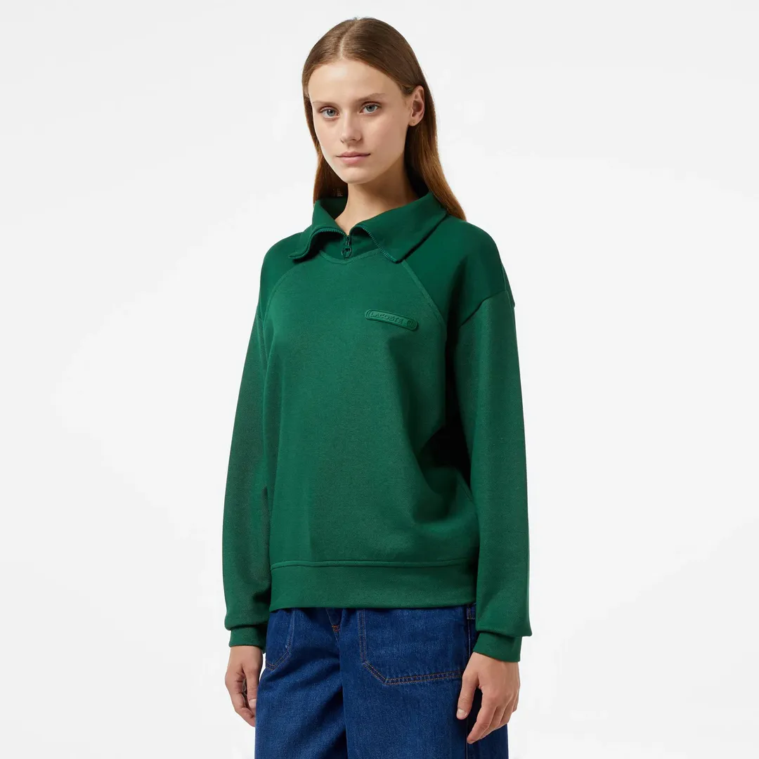 Женская толстовка Lacoste Regular Fit на молнии фото 1