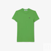 Женская хлопковая футболка Lacoste Relaxed Fit фото 5