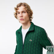 Мужская жаккардовая толстовка Lacoste PARIS с монограммой фото 3